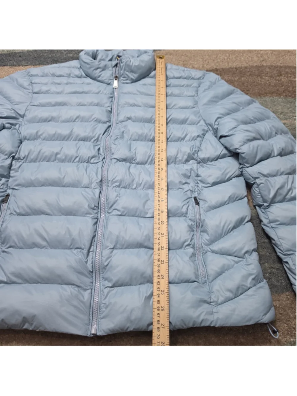 Polo Ralph Lauren Puffer Jacket XL Blue Lightweight Quilted Full Zip Coat
